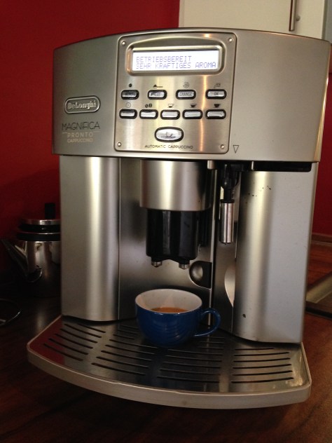 First breakfast at home in Landsberg am Lech